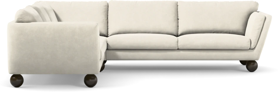 Madison Lux - Hörnsoffa 2+3-sits, hörn 1 - Vit