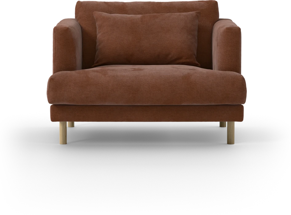 Harper - Fåtölj, 80 cm - Orange
