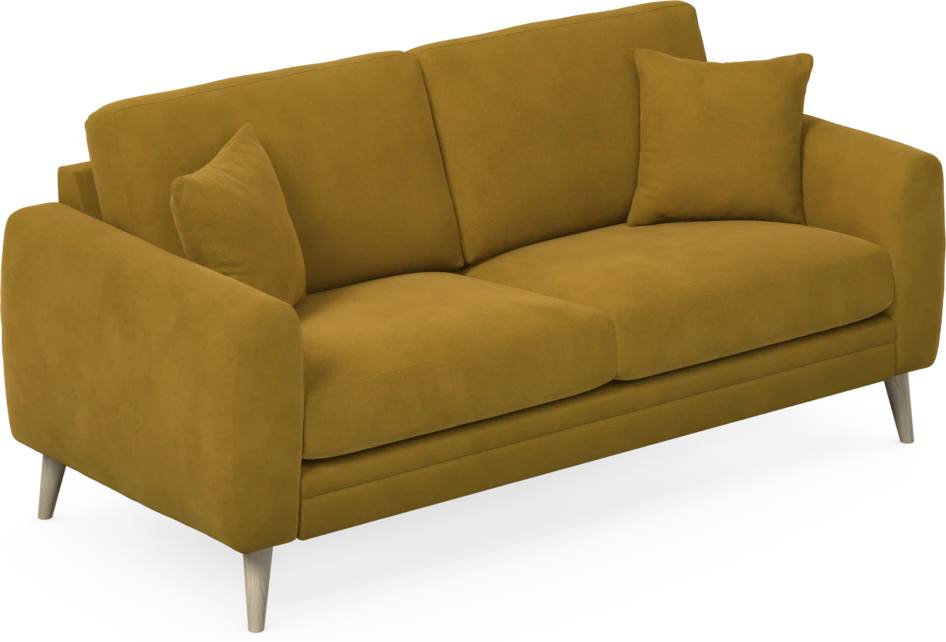 Eden - 2,5-sits soffa - Gul