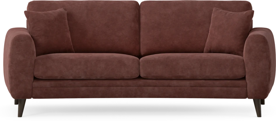 Eden - 2,5-sits soffa svängd - Röd