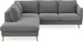 Madison - 2-sits soffa med divan vänster - Grå