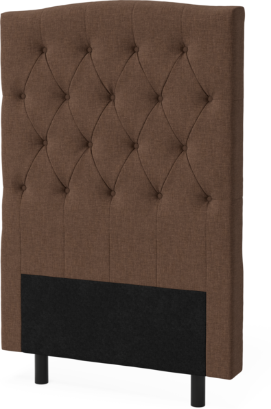 Queen - Sänggavel, 90-210 cm - Brun