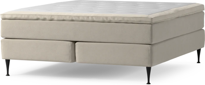 Feel, Kontinentalsäng, dubbelsäng med bäddmadrass och sängben