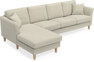 Eden - 3-sits soffa med schäslong - Beige