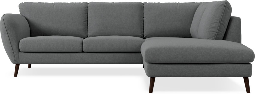 Madison - 2-sits soffa med divan höger - Grå
