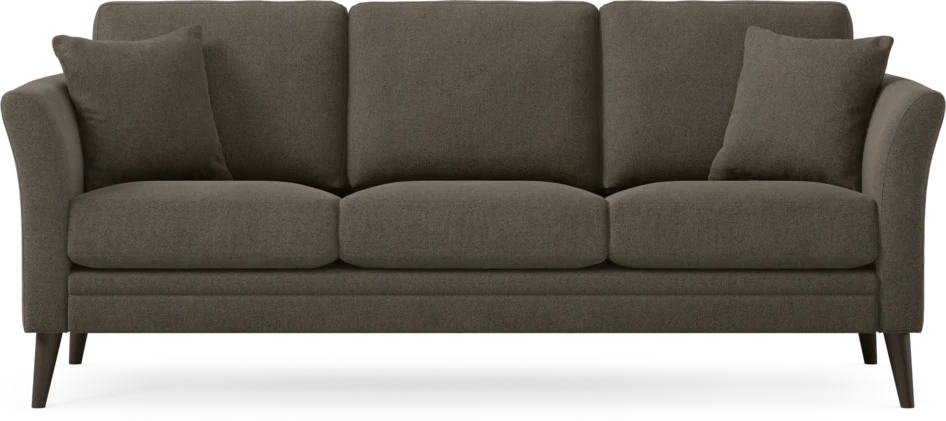 Eden - 3-sits soffa - Brun