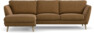 Madison Lux - 2-sits soffa med schäslong vänster - Brun