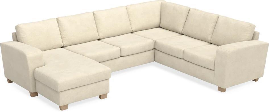 Friday - Hörnsoffa, 3+2-sits med schäslong vänster - Beige