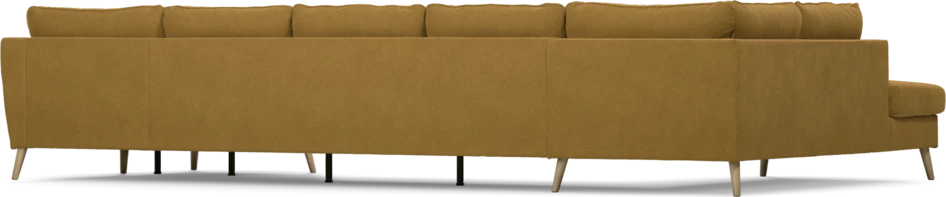 County - 4-sits soffa med divan vänster och schäslong höger - Gul