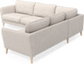 Bridge - Hörnsoffa, 3+2-sits - Beige