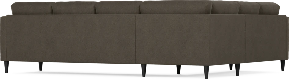 Eden - Hörnsoffa, 2+3-sits - Brun