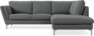 Madison - 2-sits soffa med divan höger - Grå