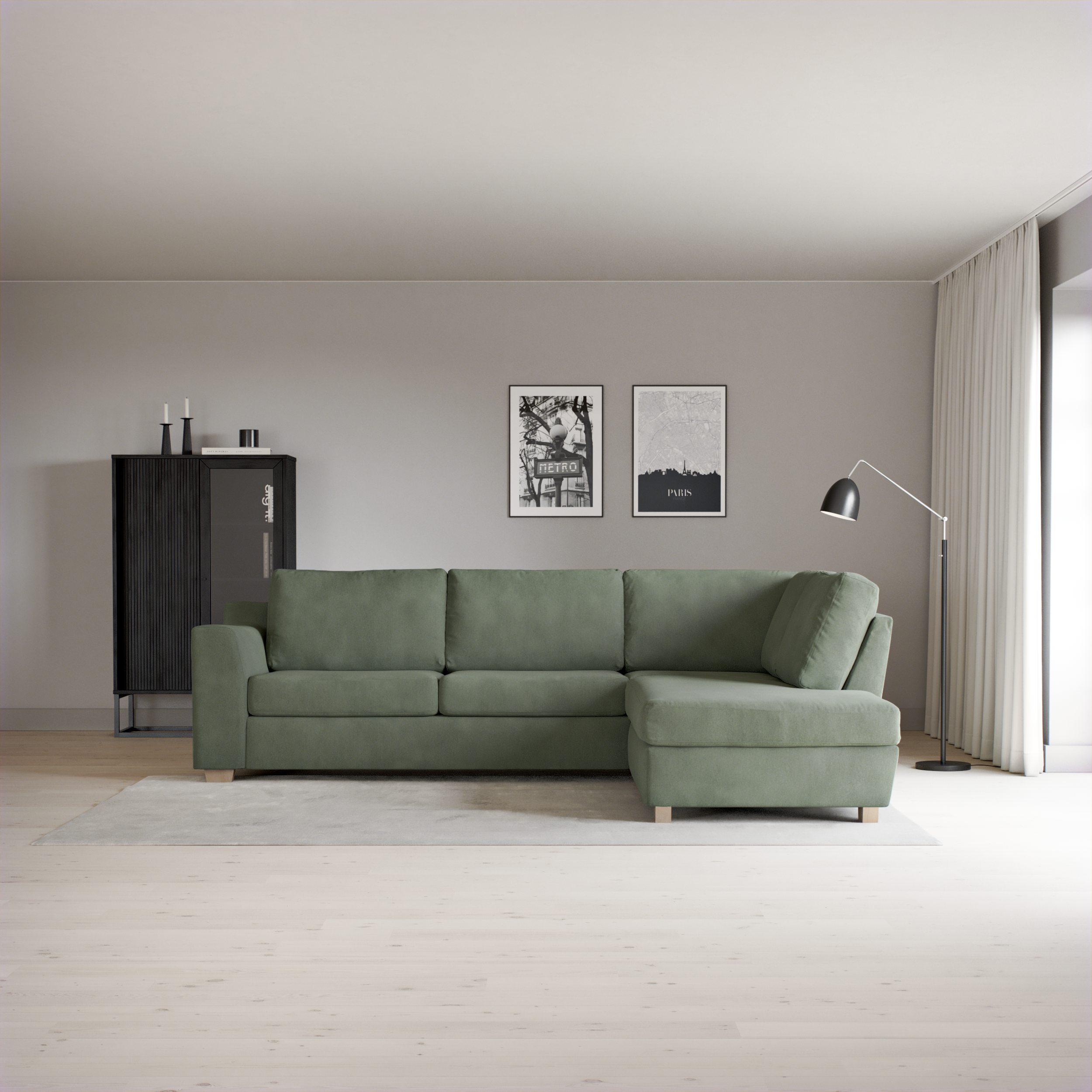 Friday - 2,5-sits soffa med divan höger - inspiration