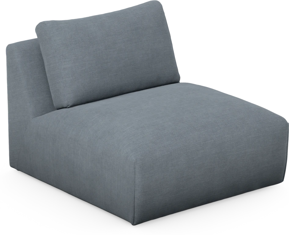 Free - 1,5-sits utan armstöd - Blå