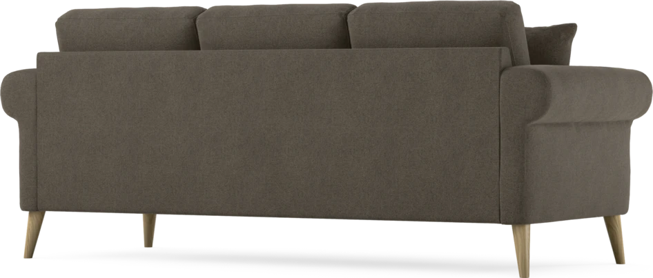 Eden - 3-sits soffa - Brun