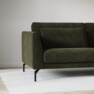 Willow - 3-sits soffa med divan vänster, fast klädsel - Grön