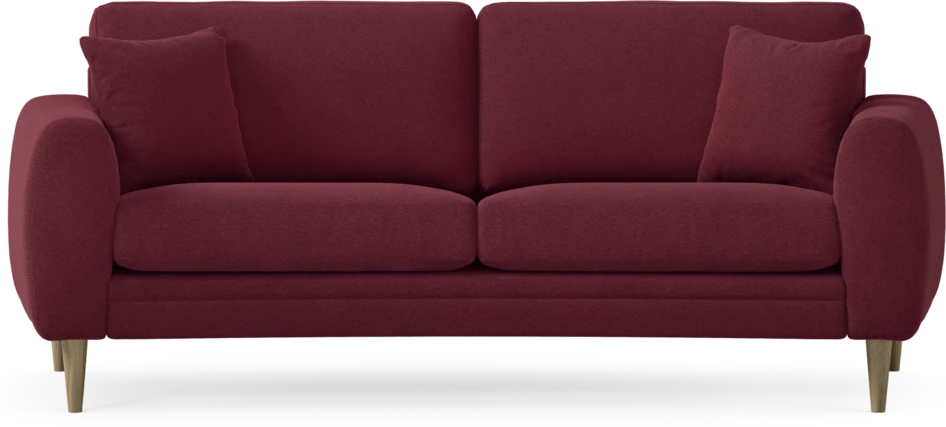 Eden - 2,5-sits soffa svängd - Röd