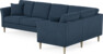 Eden - Hörnsoffa, 3+1-sits - Blå
