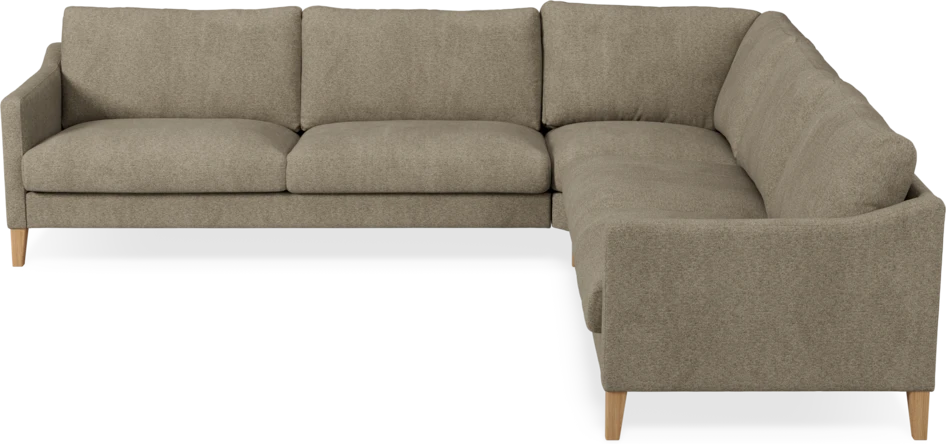 Winston - Hörnsoffa, 3+2-sits - Grå
