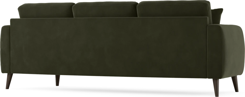 Eden - 3-sits soffa svängd - Grön