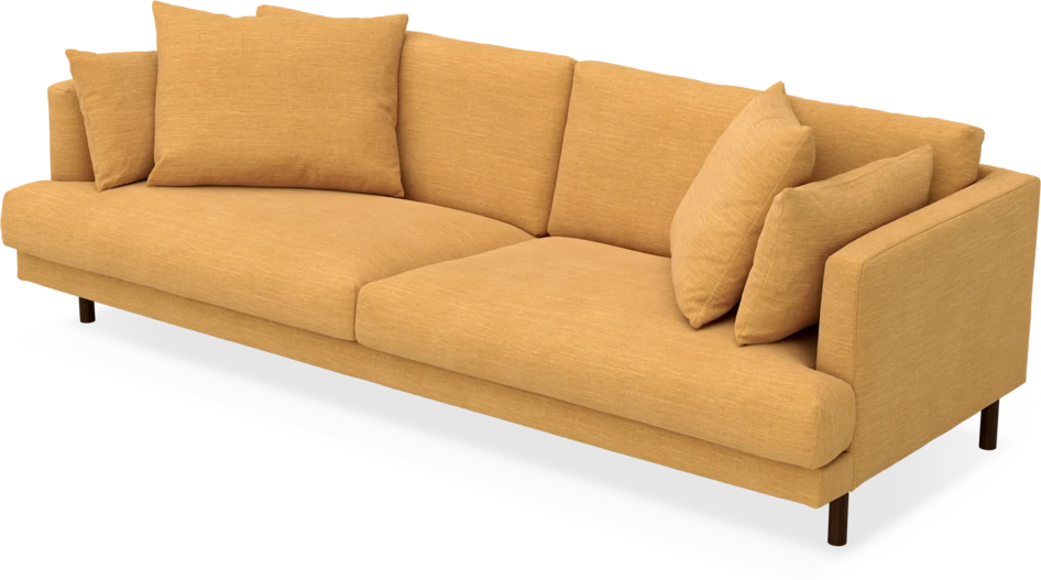Harper - 4-sits soffa - Gul