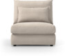Pieces - 1-sits utan armstöd - Beige