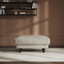 Cherrie - Fotpall 110, fast klädsel - Beige