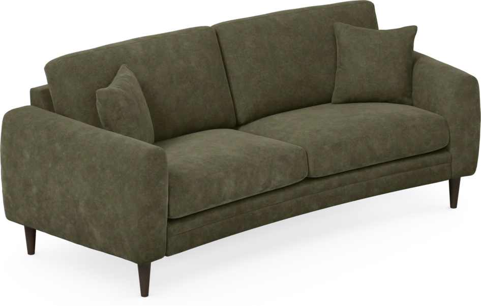 Eden - 2,5-sits soffa svängd - Grön