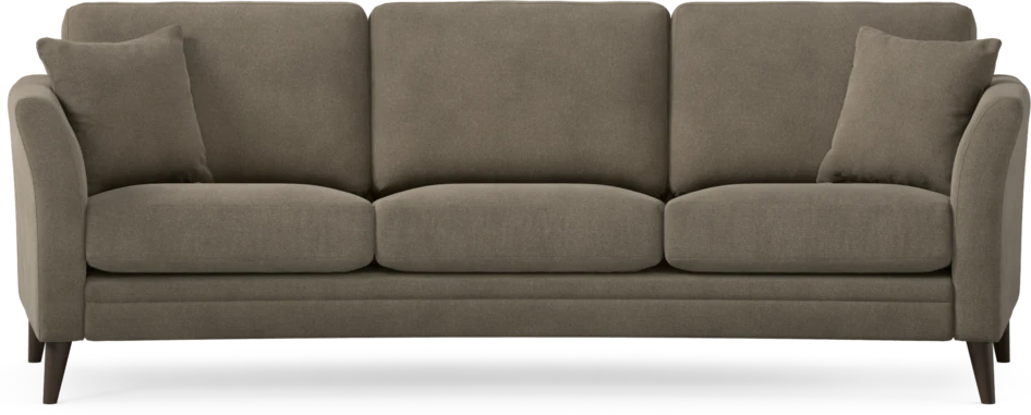 Eden - 3-sits soffa svängd - Beige