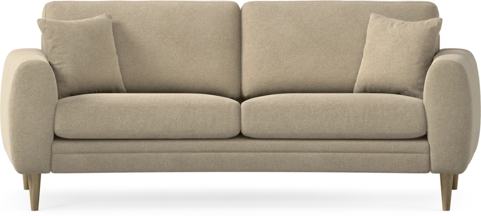 Eden - 2,5-sits soffa svängd - Beige
