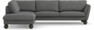 Madison - 3-sits soffa med divan vänster - Grå