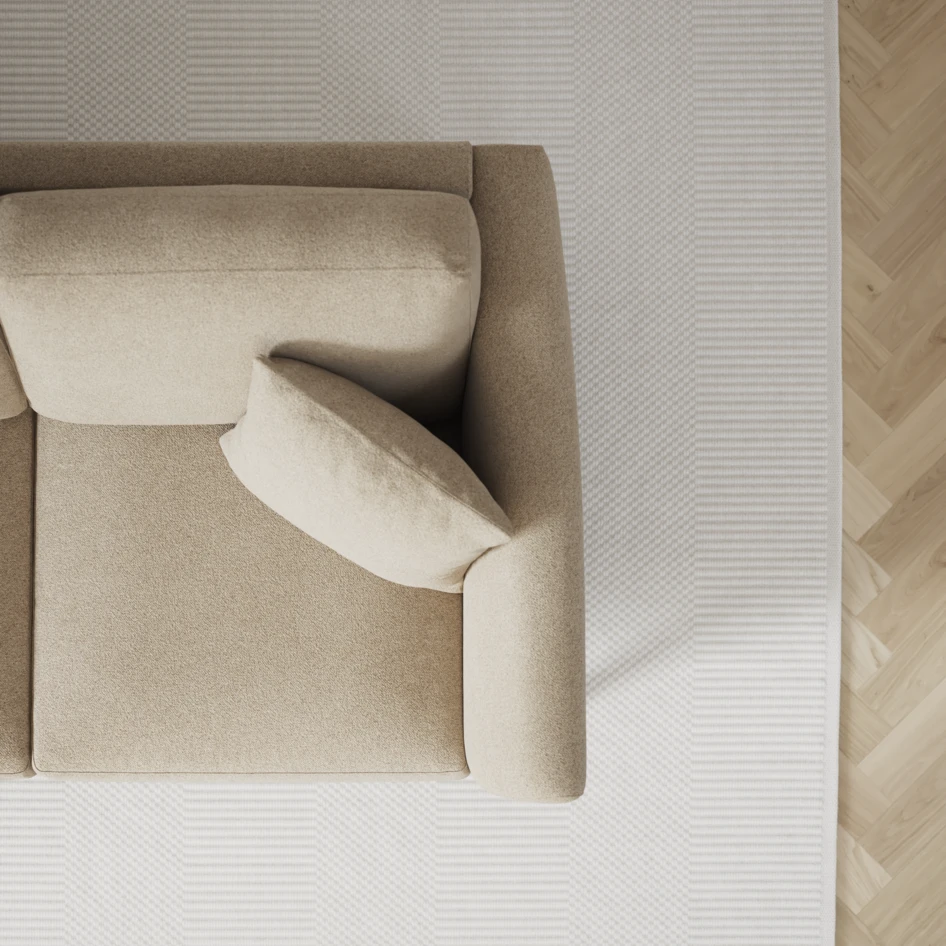Eden - Hörnsoffa, 2,5+2,5-sits - Beige