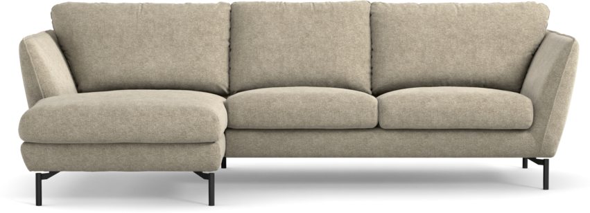 Madison Lux - 2-sits soffa med schäslong vänster - Beige