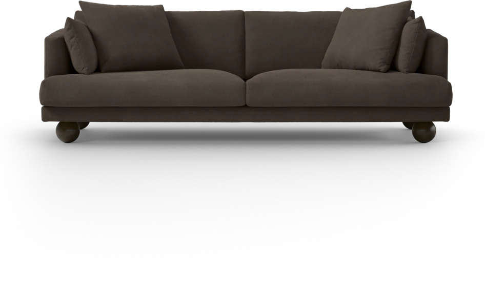 Harper - 4-sits soffa - Brun