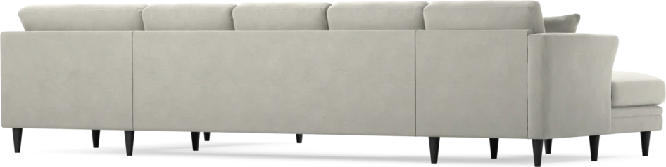 Eden - 3-sits soffa med schäslong vänster och divan höger - Grå