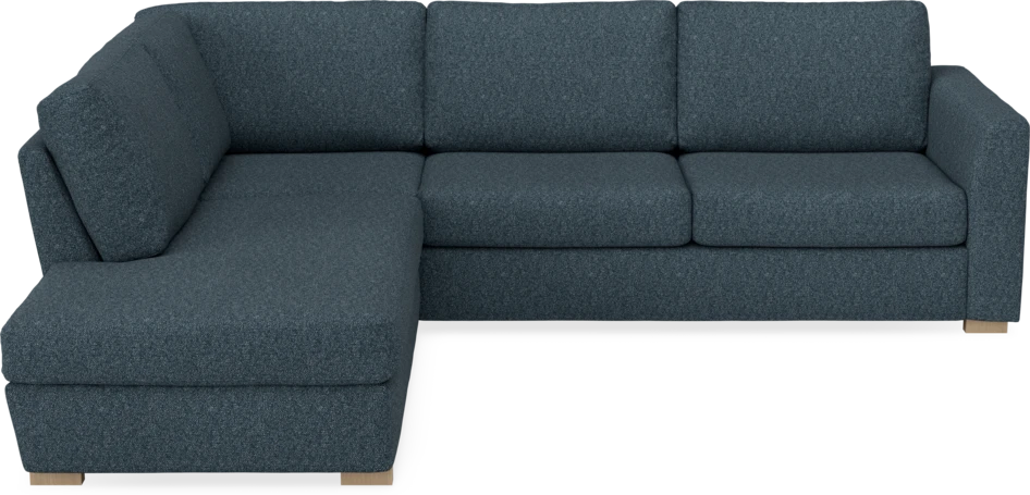 Friday - 2,5-sits soffa med divan vänster - Blå
