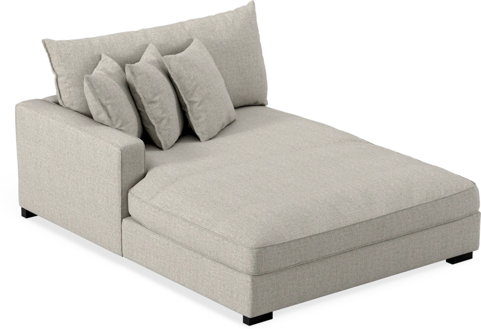 Rossi - Schäslong XL vänster - Beige