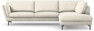 Madison Lux - 3-sits soffa med divan höger - Vit