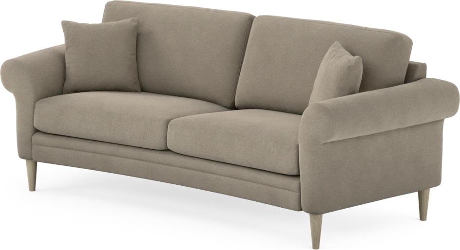 Eden - 2,5-sits soffa svängd - Beige