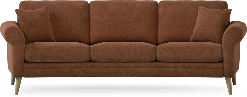 Eden - 3-sits soffa svängd - Orange