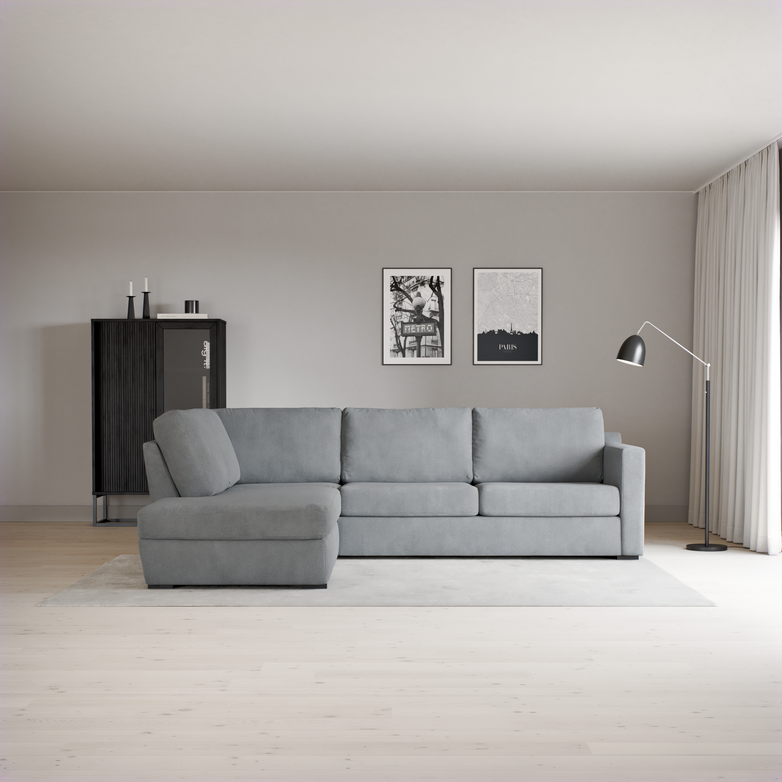 Friday - 2,5-sits soffa med divan vänster - inspiration