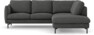 Madison Lux - 2-sits soffa med divan höger - Grå