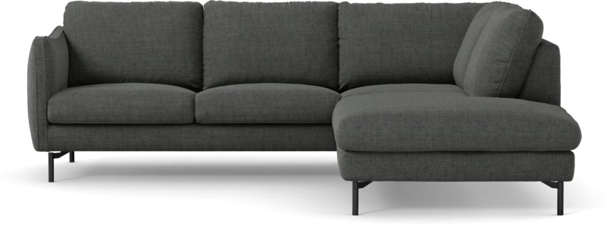 Madison Lux - 2-sits soffa med divan höger - Grå