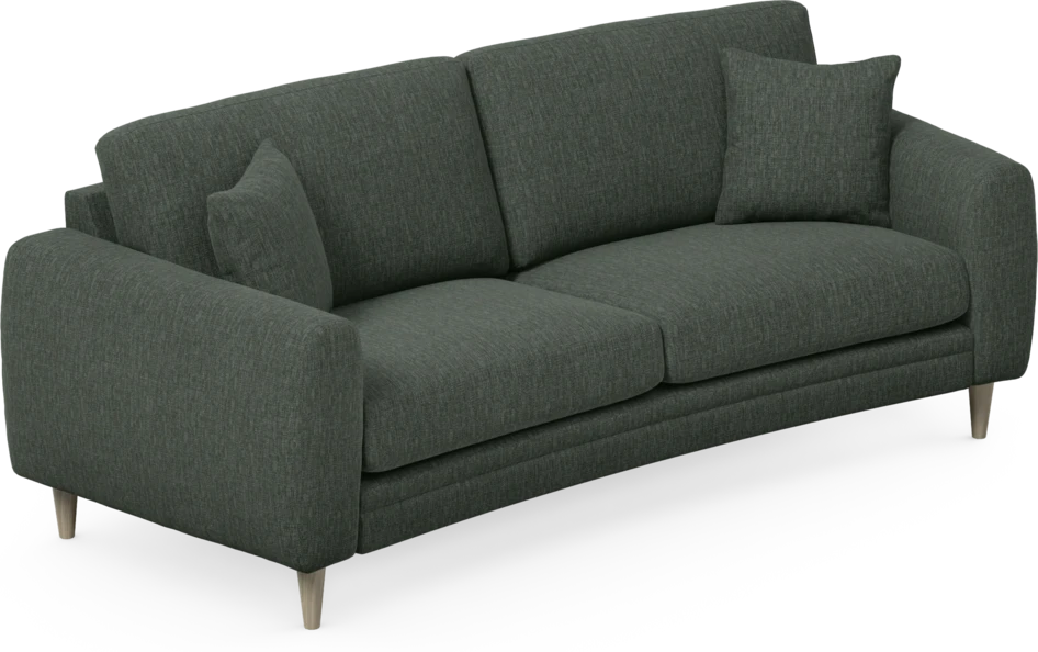 Eden - 2,5-sits soffa svängd - Grön