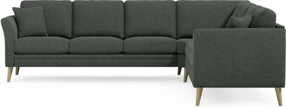 Eden - Hörnsoffa, 3+3-sits - Grön