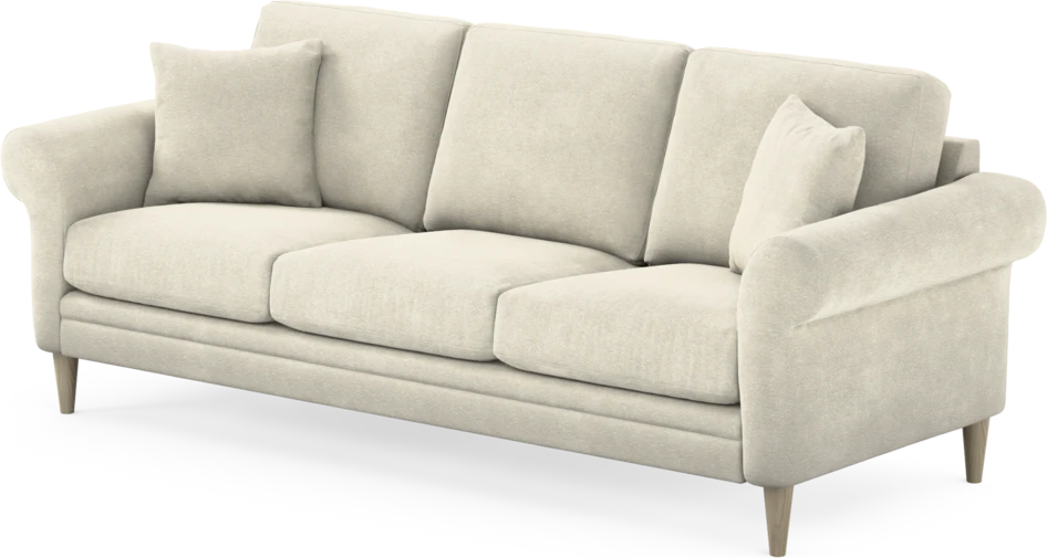 Eden - 3-sits soffa - Vit