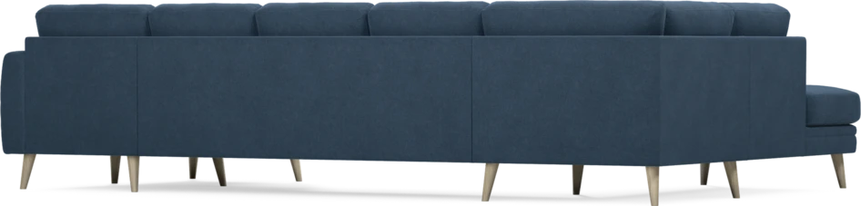 Eden - 3-sits soffa med divan vänster och schäslong höger - Blå