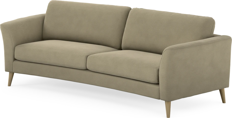 Bridge - 3-sits soffa svängd - Beige