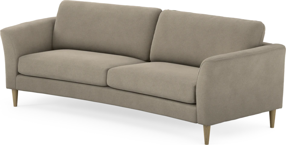 Bridge - 3-sits soffa svängd - Beige