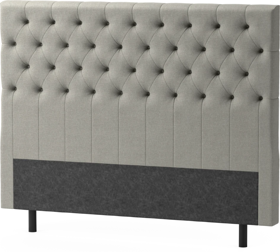 Delux Pikerad XL - Sänggavel, 90-210 cm - Grå